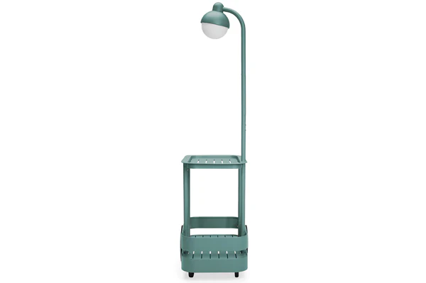 Dark Sage Jolly Trolley Lighted Bar Cart - Image 4