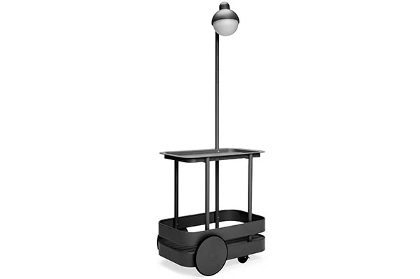 Anthracite Jolly Trolley Lighted Bar Cart - Image 7