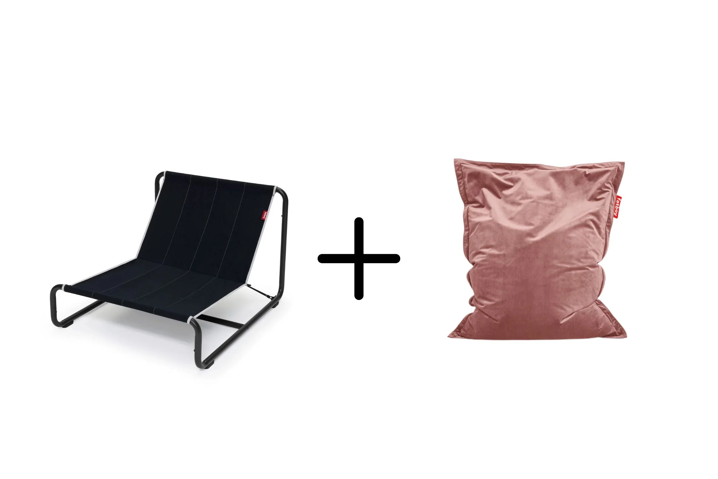 Original Slim Recycled Velvet Beanbag Chair + Beanbase Bundle - Image 21