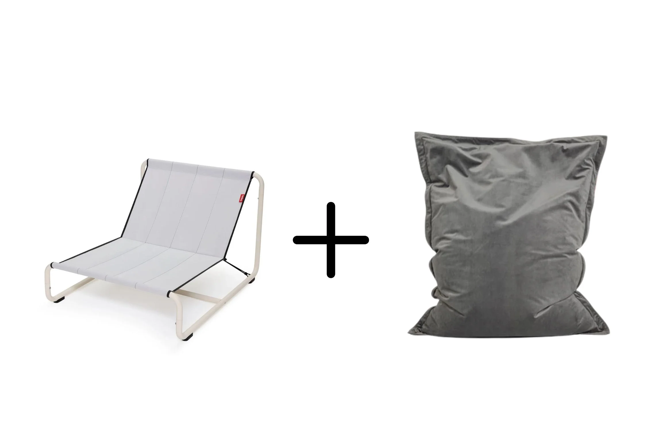 Original Slim Recycled Velvet Beanbag Chair + Beanbase Bundle - Image 34