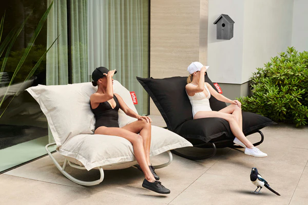 Original Slim Outdoor Beanbag Chair + Rock 'n Roll Rocker Bundle - Image 43