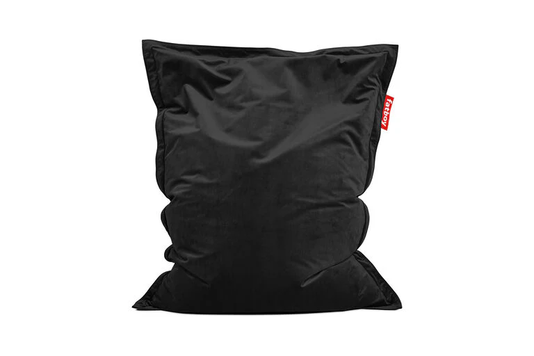 Original Slim Recycled Velvet Beanbag Chair - Image 7