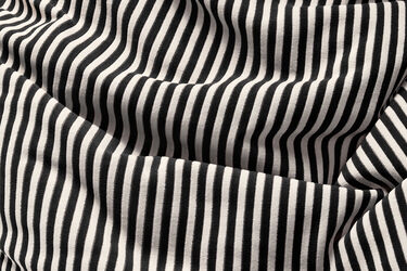 Original Slim Terry Beanbag Chair Black Cream - Image 4