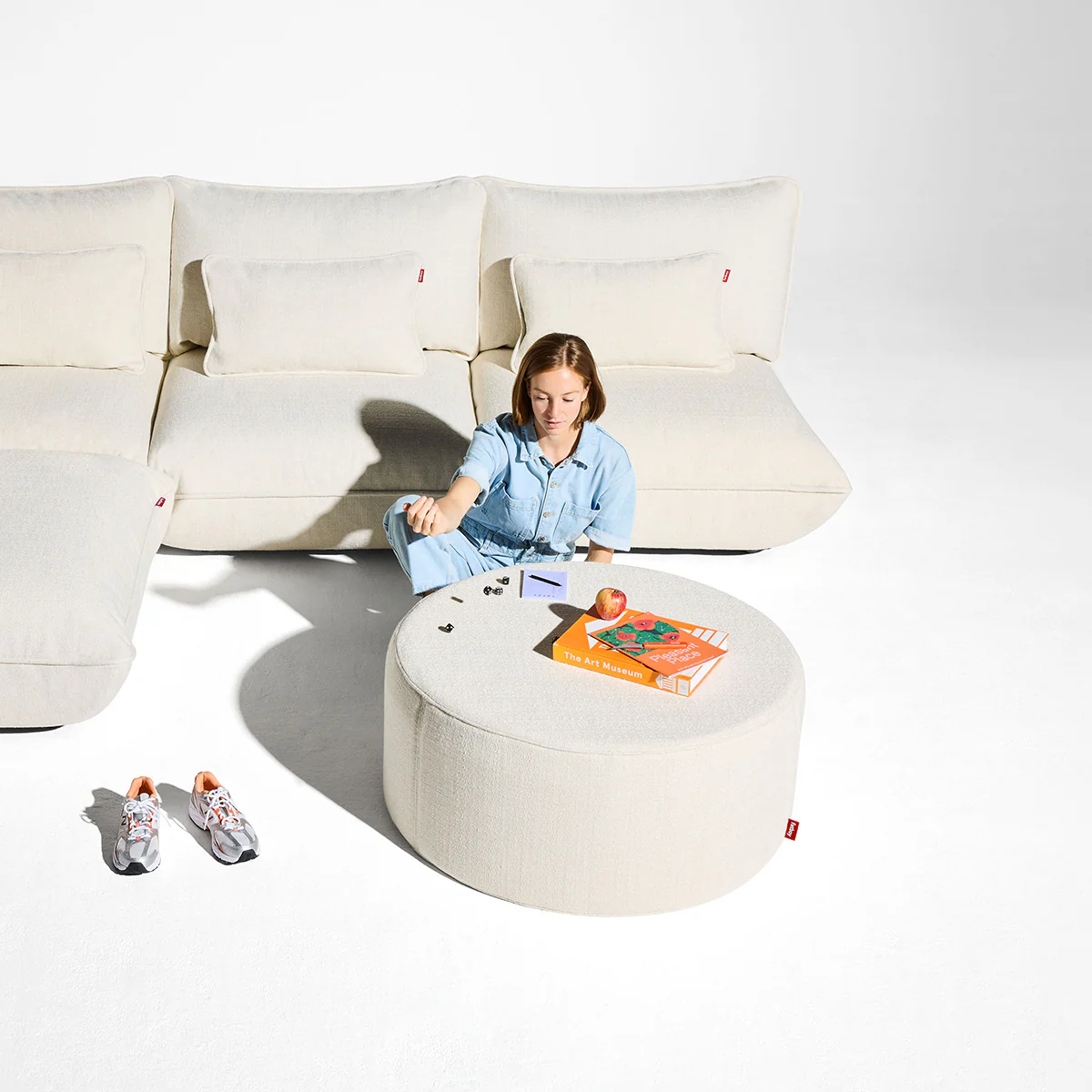 Pfffh Ottoman Recycled Boucle