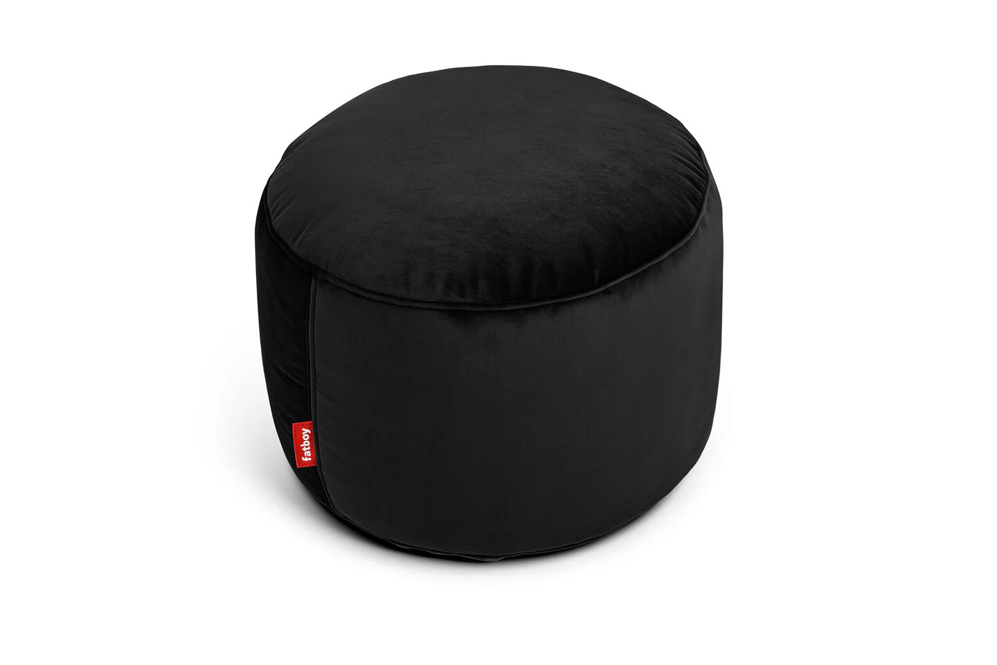 Point Recycled Velvet Pouf Ottoman - Image 20