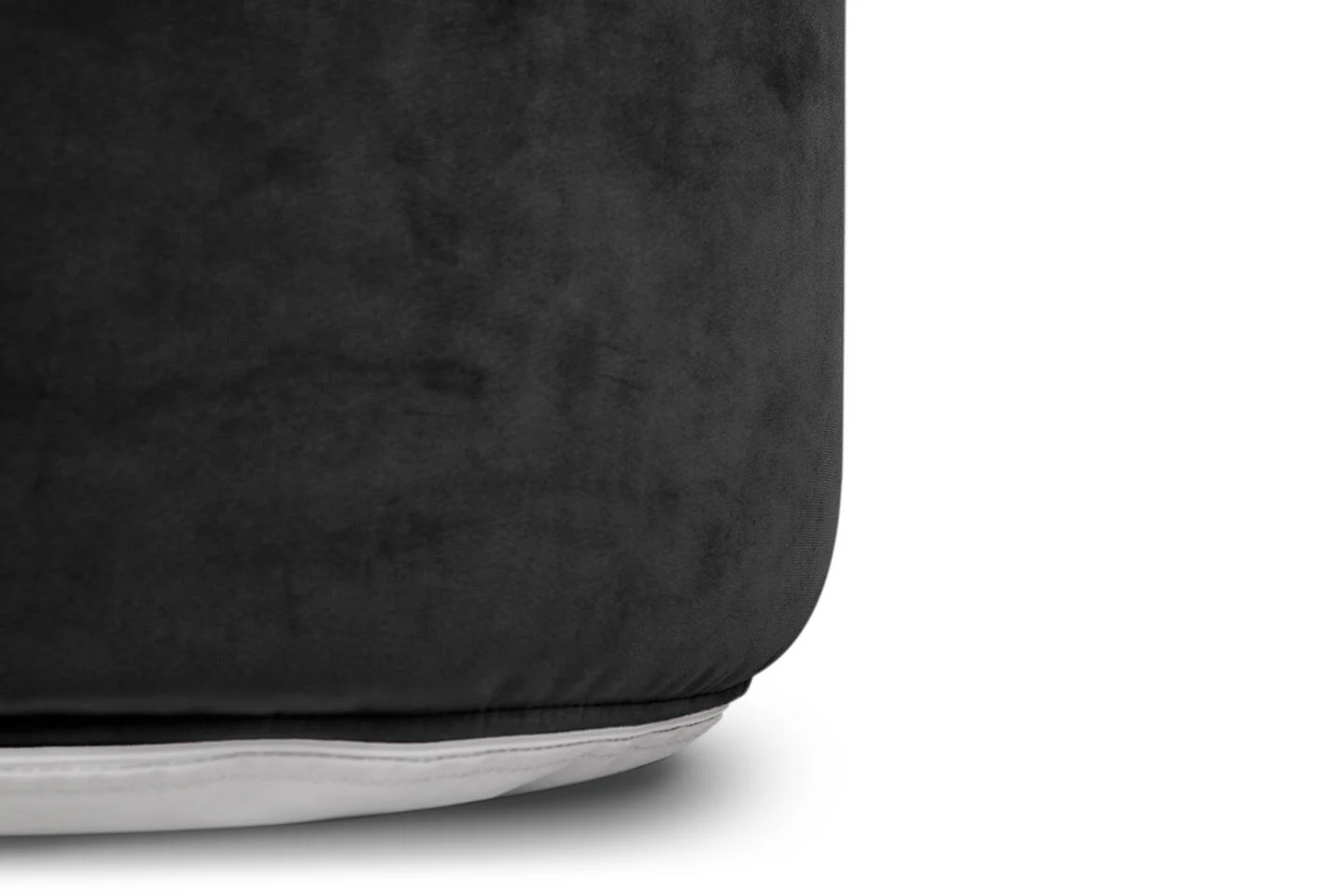 Point Recycled Velvet Pouf Ottoman - Image 23