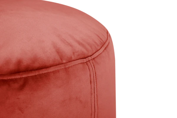 Point Recycled Velvet Pouf Ottoman (Exclusive Offer) - Image 3