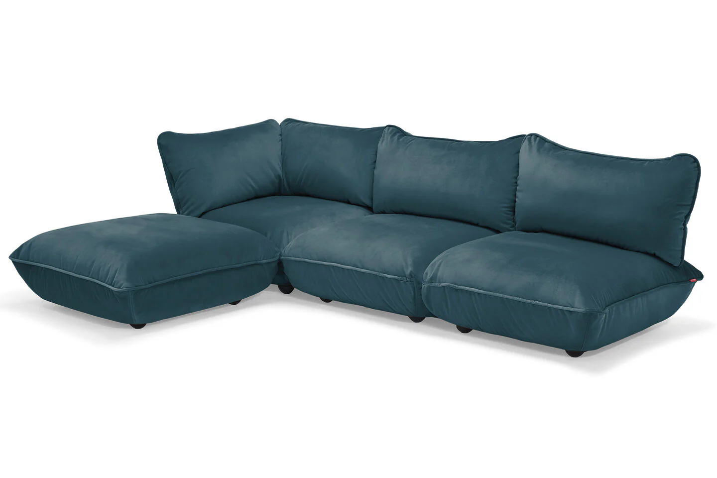 Sumo Corner Sofa Recycled Velvet - Image 2
