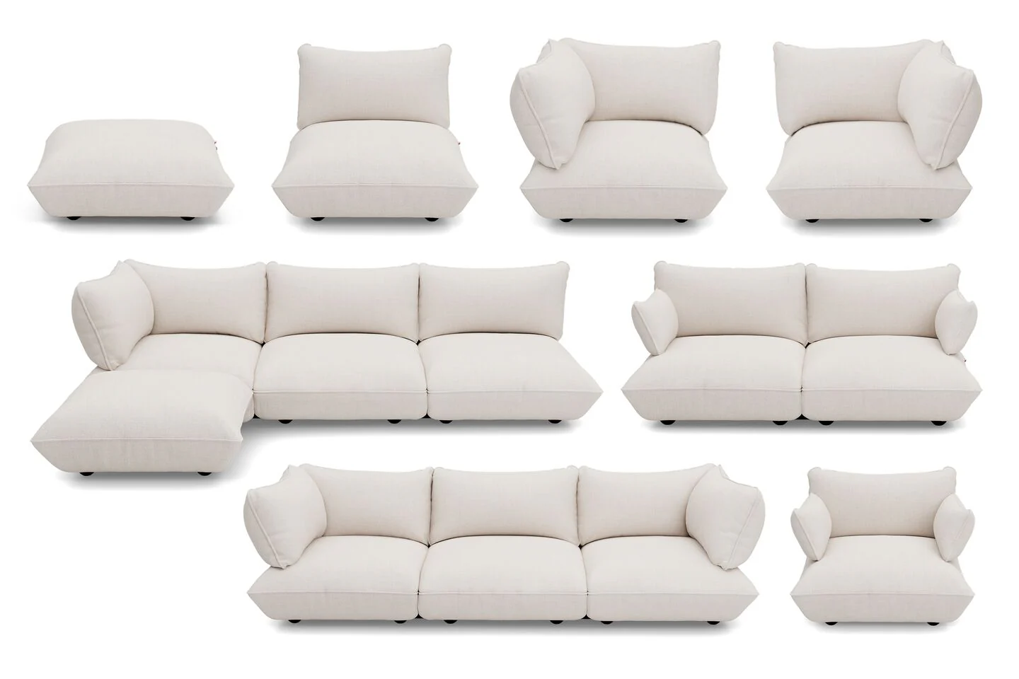 Sumo Loveseat Recycled Boucle - Image 7