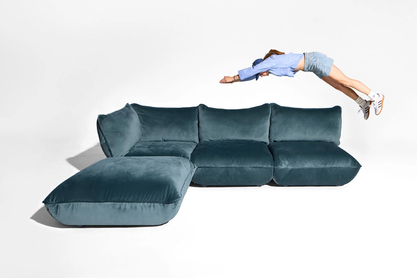Sumo Corner Sofa Recycled Velvet