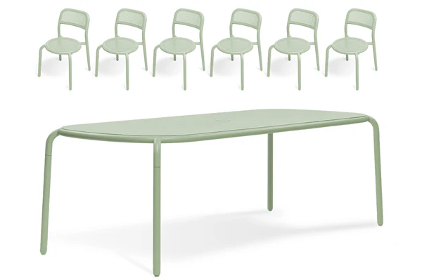 Toni Tablo Table Set + 6 Chairs - Image 21