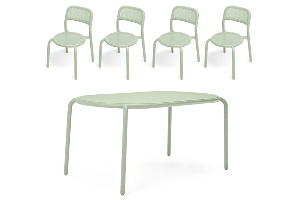 Toni Tavolo Table Set + 4 Chairs - Image 27